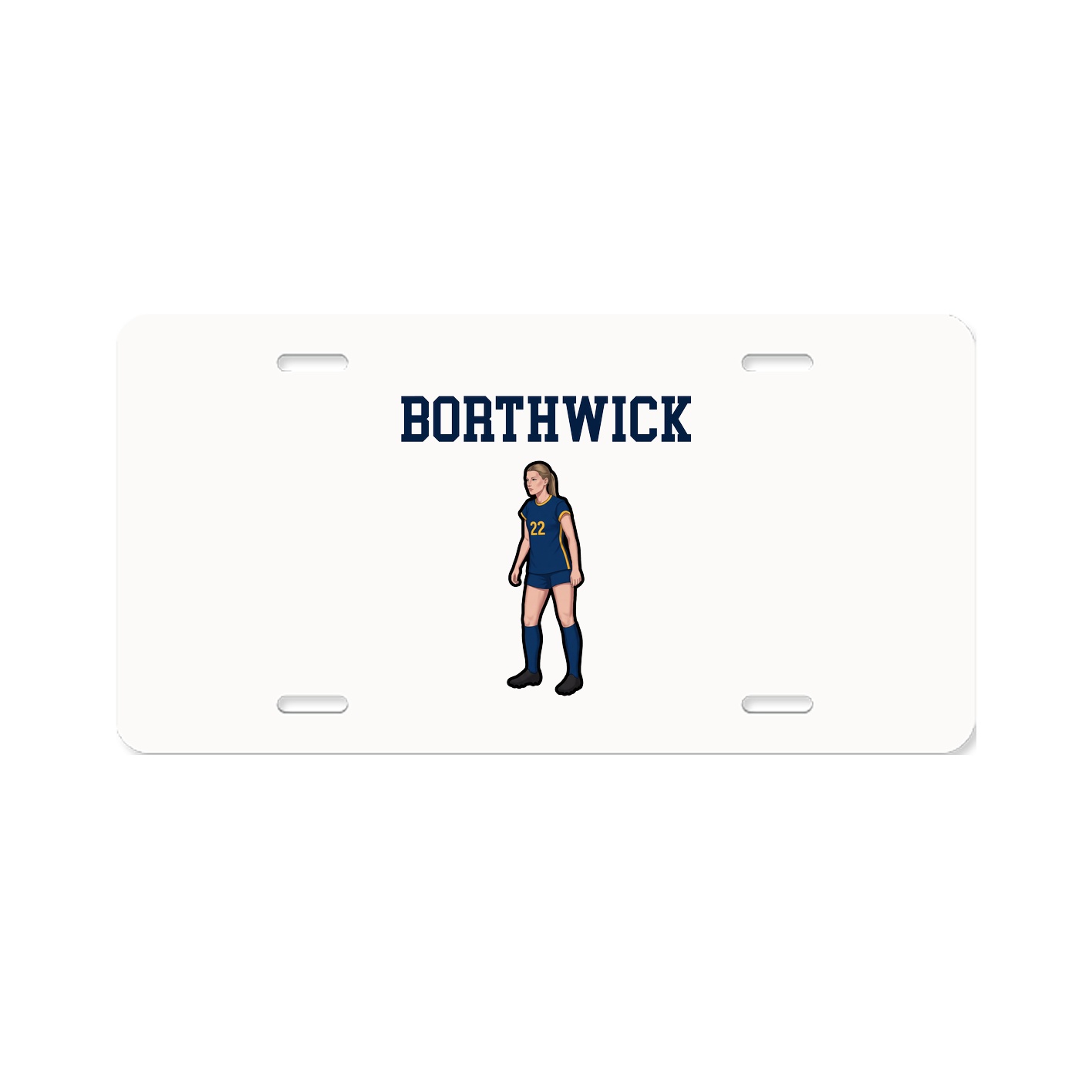 License Plate — Shirsey in Classic