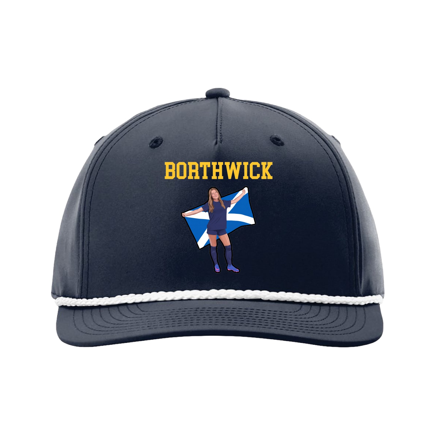 Five-Panel Classic Rope Cap — Shirsey in Navy