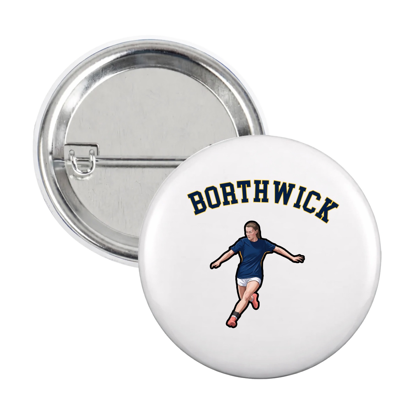 Game Day Button — Shirsey Arch in White