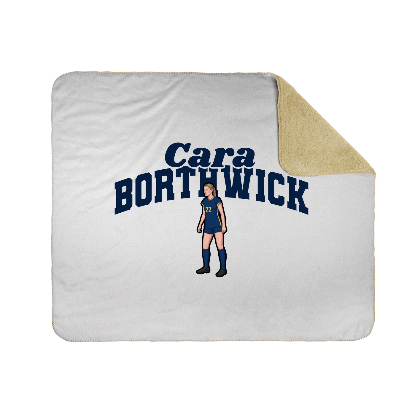 Throw Blanket — Signature Arch in White
