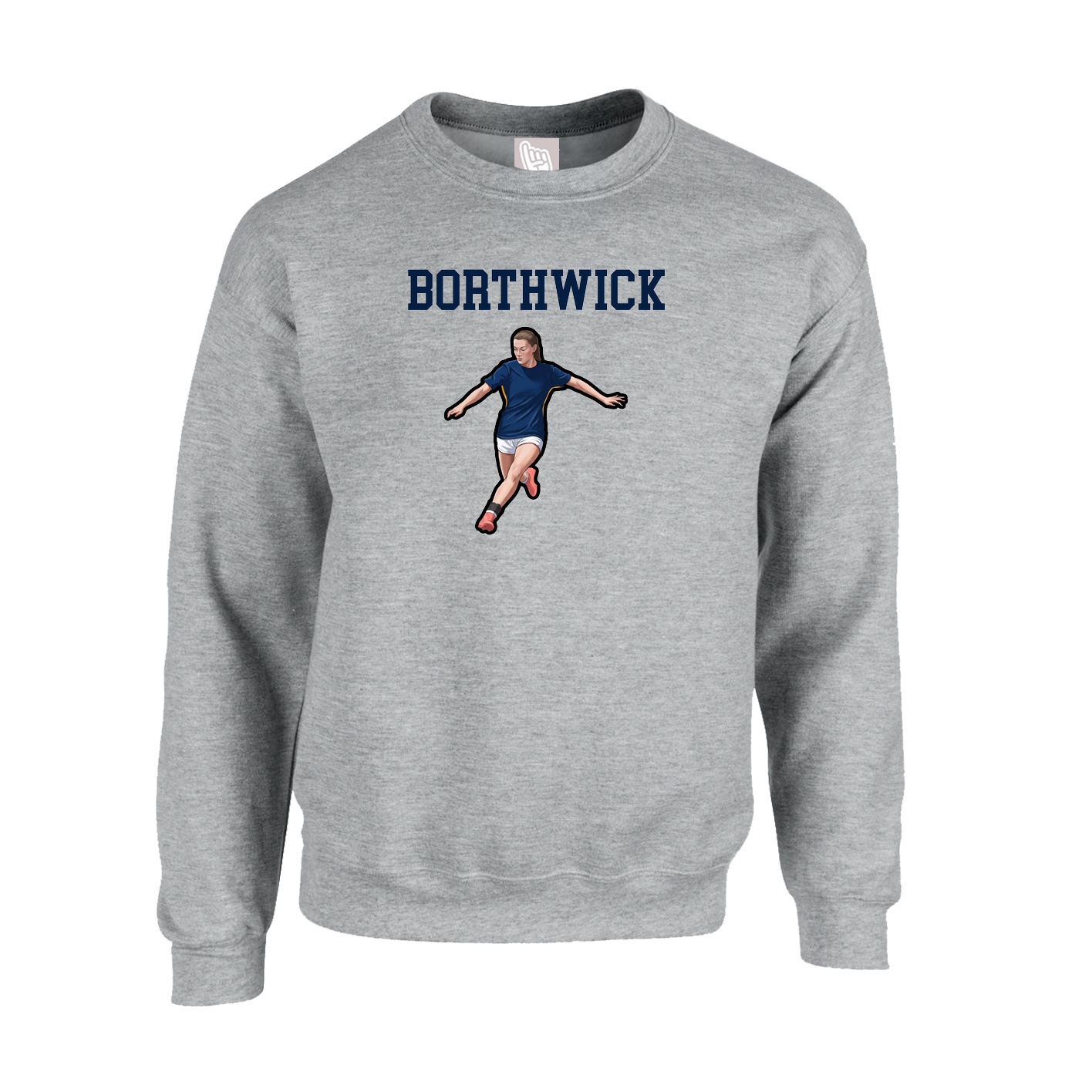 Fleece Crew — Shirsey in Grey