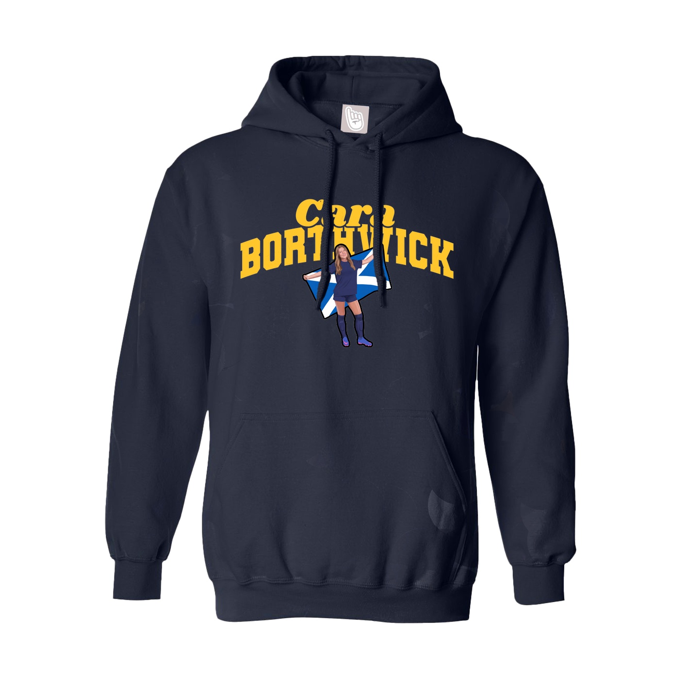 Hoodie — Signature Arch in Navy