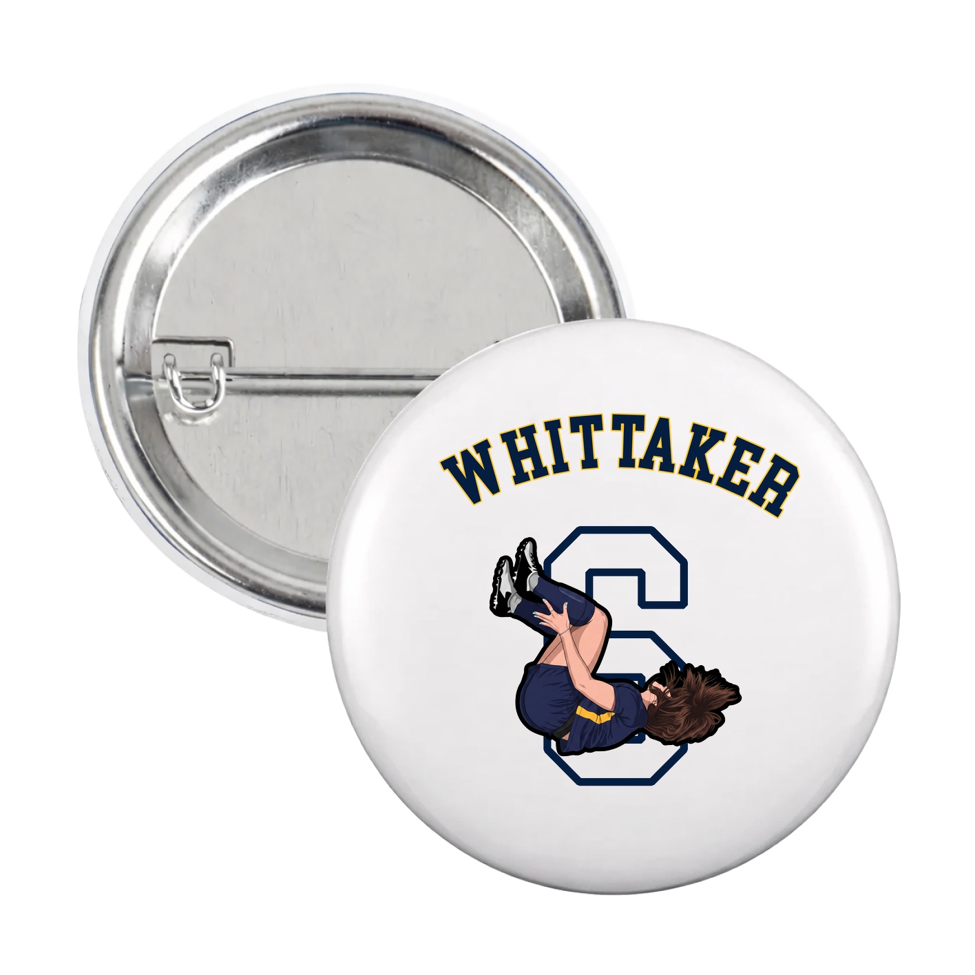 Game Day Button — Shirsey Arch in White