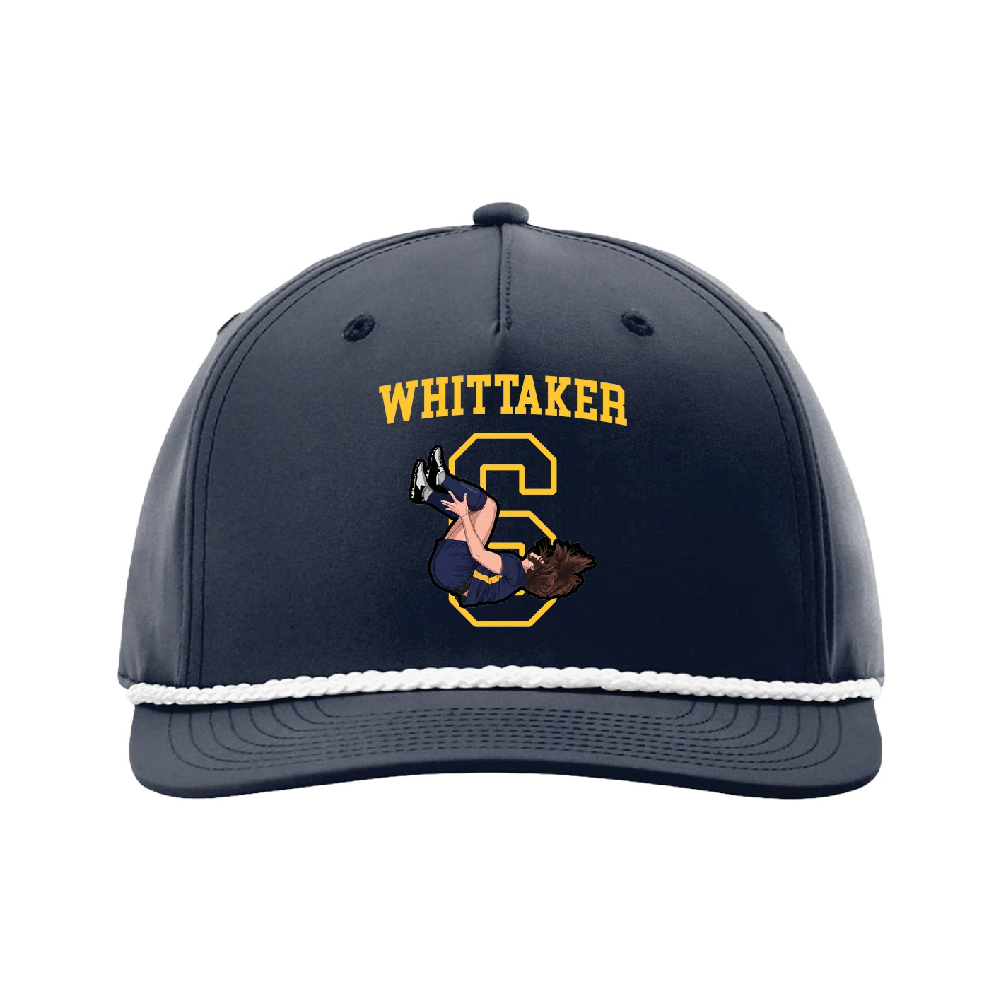 Five-Panel Classic Rope Cap — Shirsey in Navy