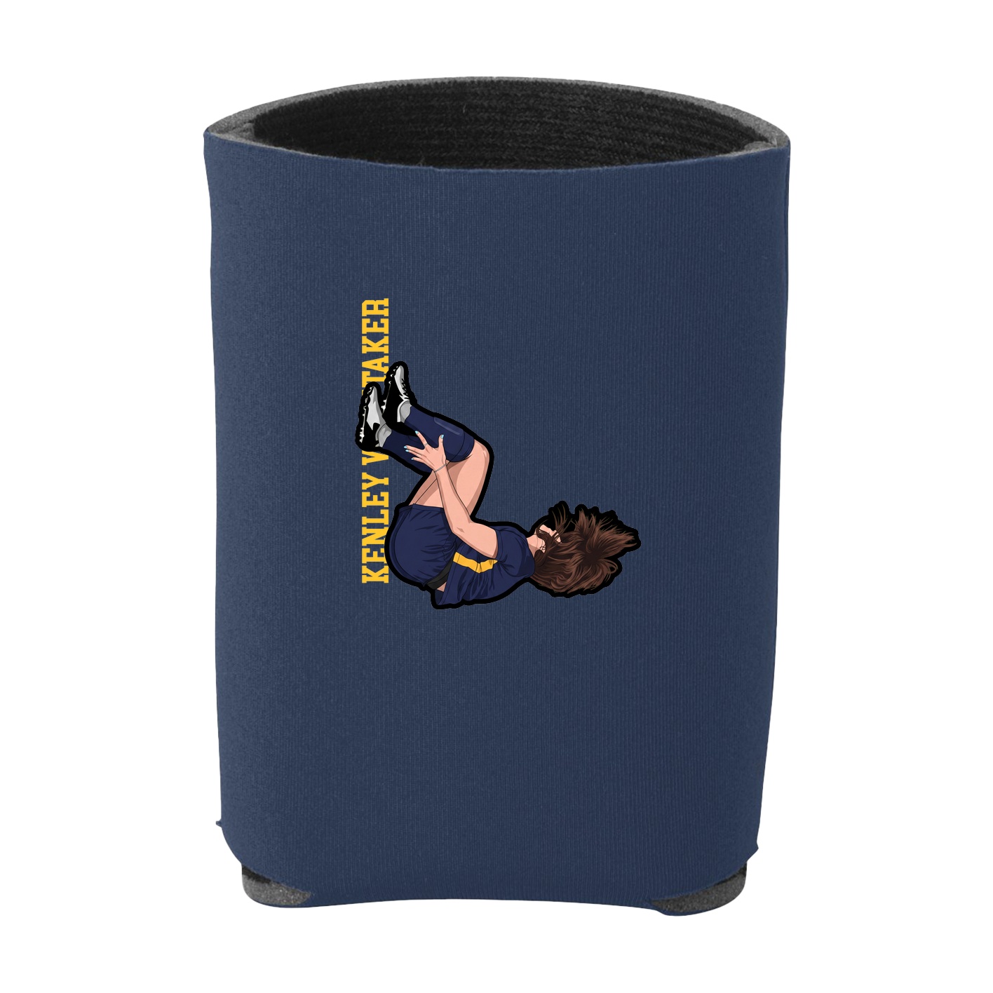 Can Holder — Name Vertical in Navy