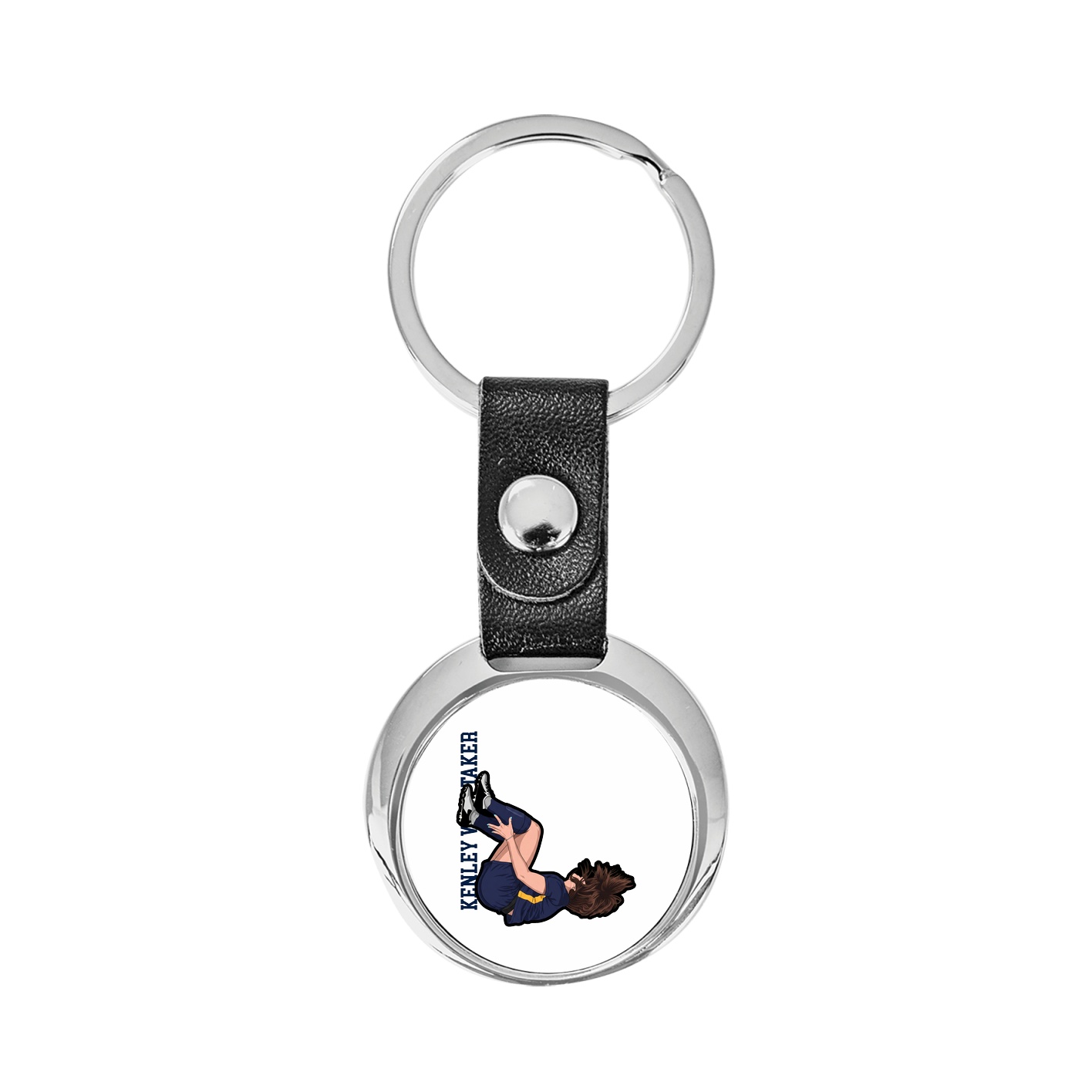 Key Chain — Name Vertical in Classic