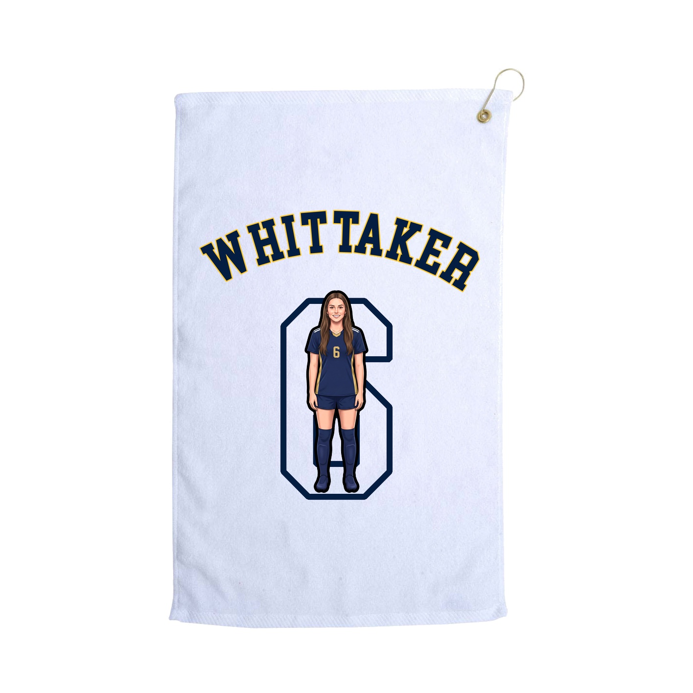 Golf Towel — Shirsey Arch in White