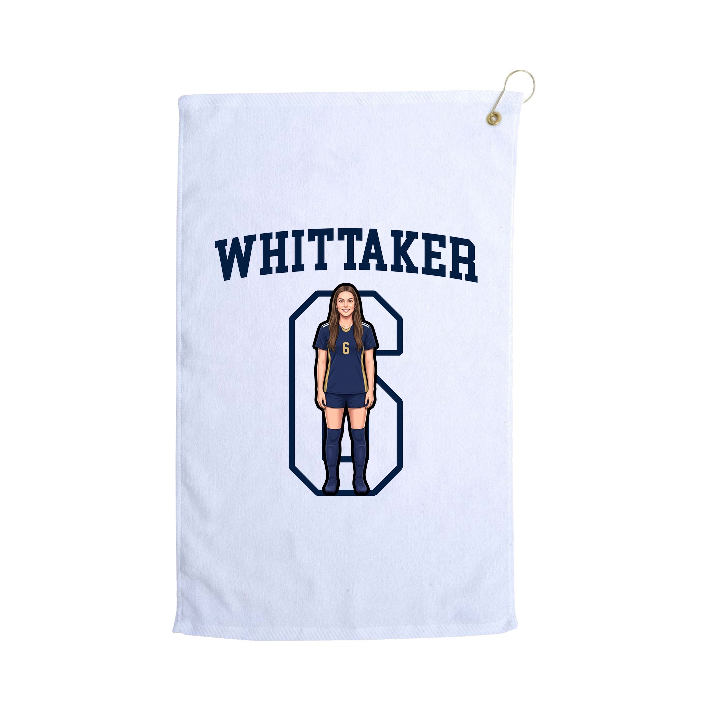 Golf Towel — Shirsey in White