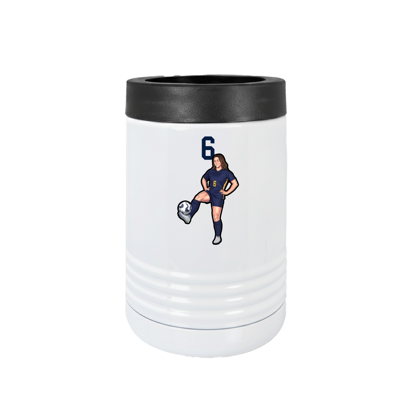 Beverage Holder — Number Top in White