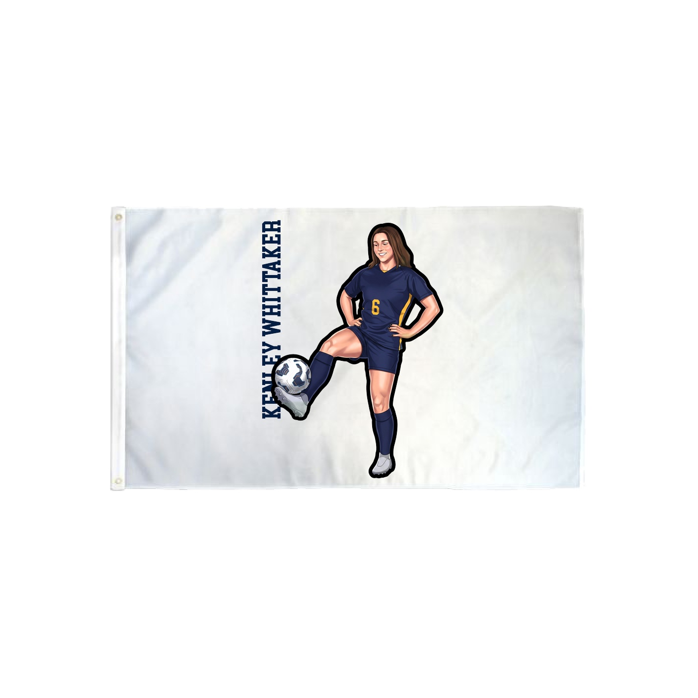3x5 Flag — Name Vertical in Classic
