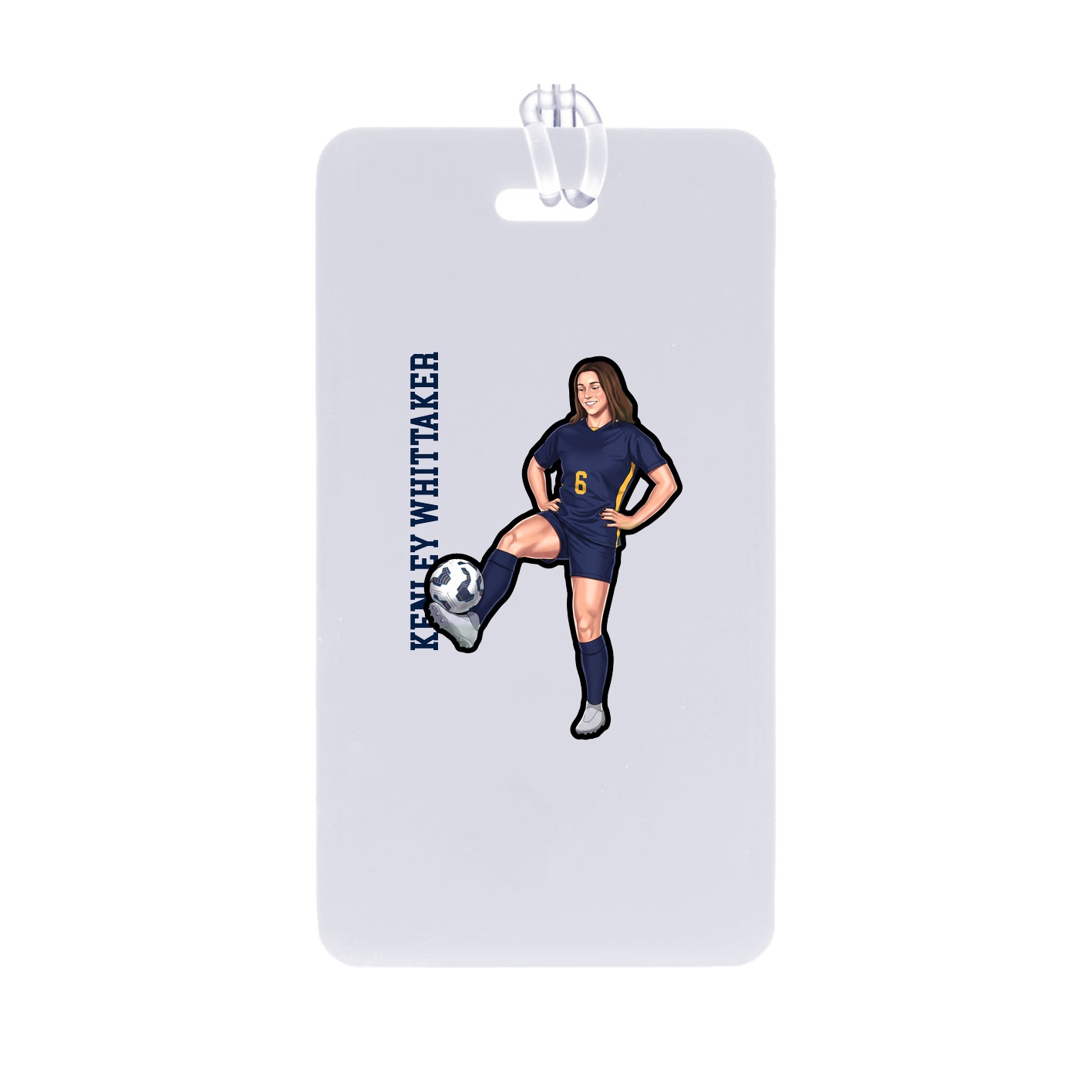 Bag Tag — Name Vertical in Classic