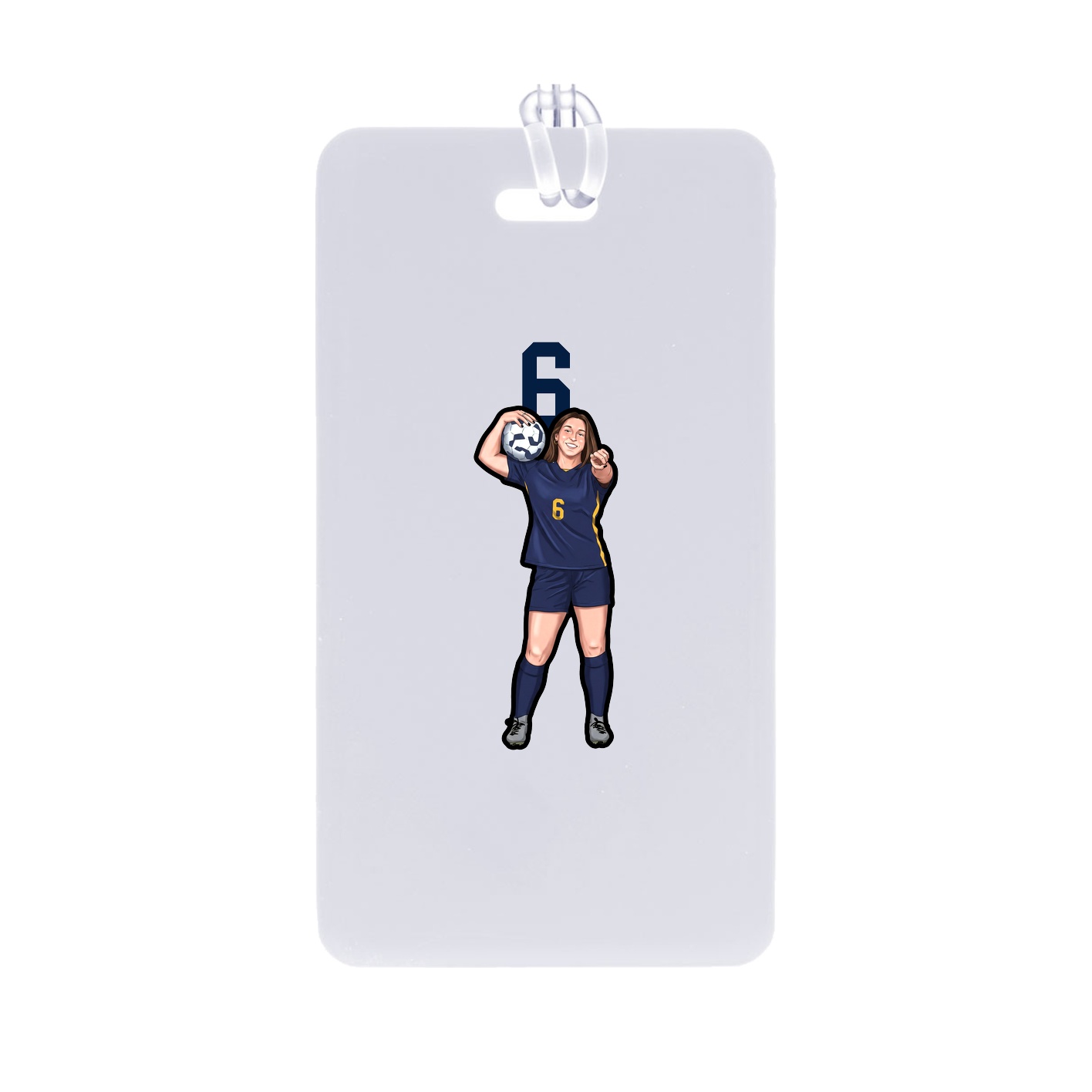 Bag Tag — Number Top in Classic
