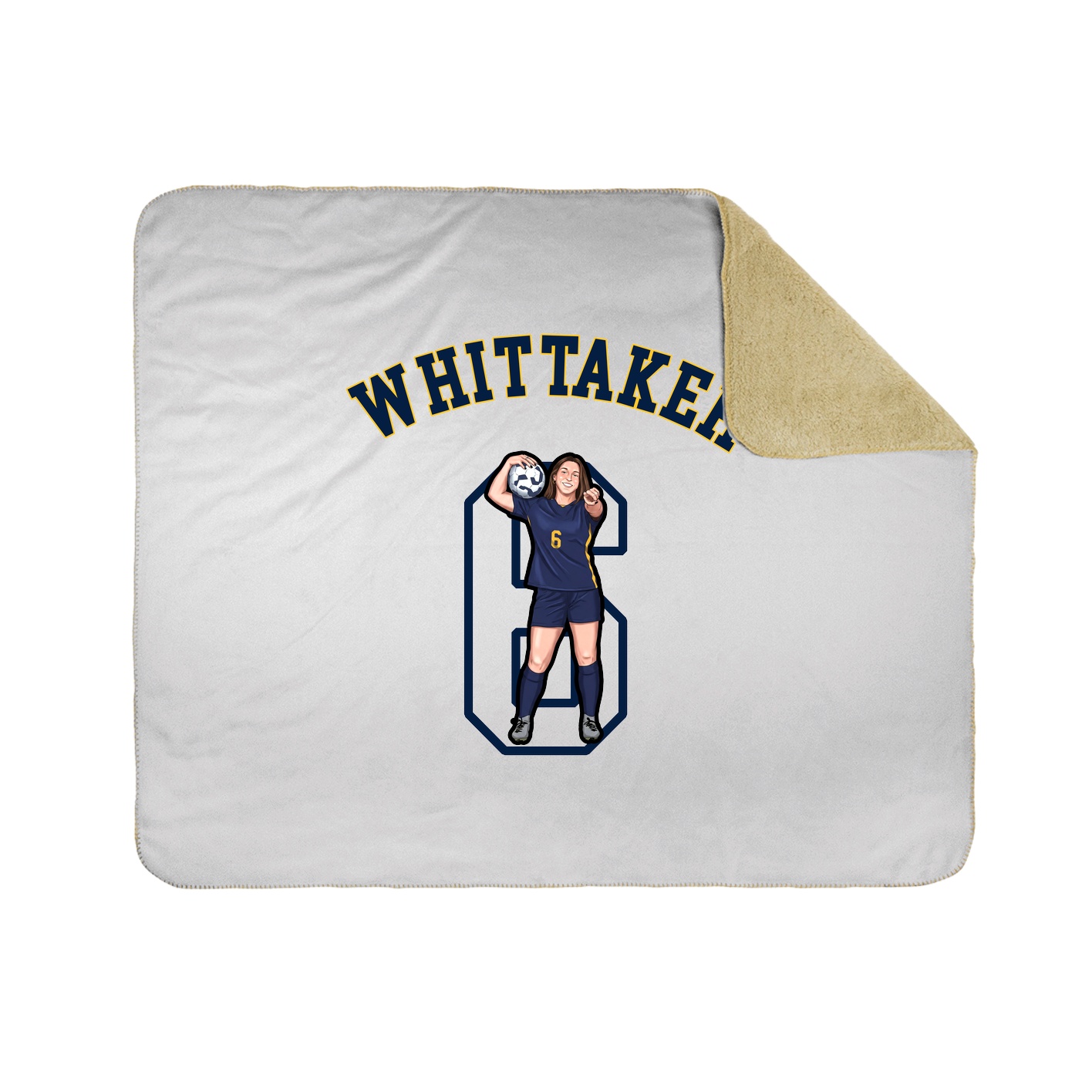 Throw Blanket — Shirsey Arch in White