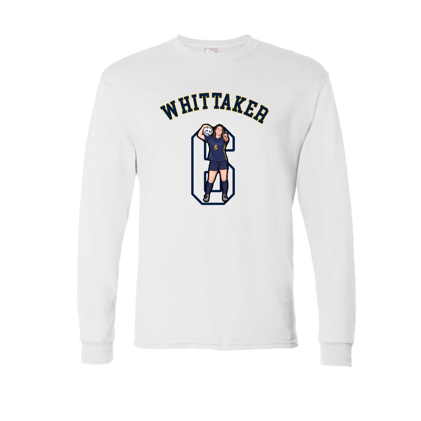 Long Sleeve Tee — Shirsey Arch in White