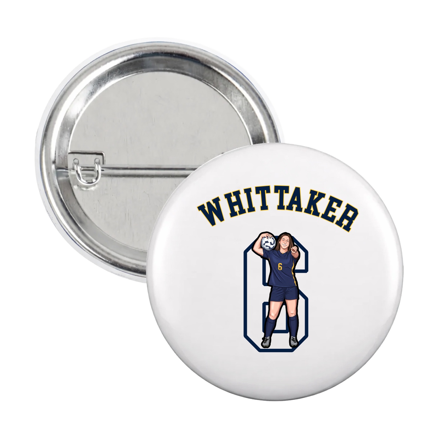 Game Day Button — Shirsey Arch in White