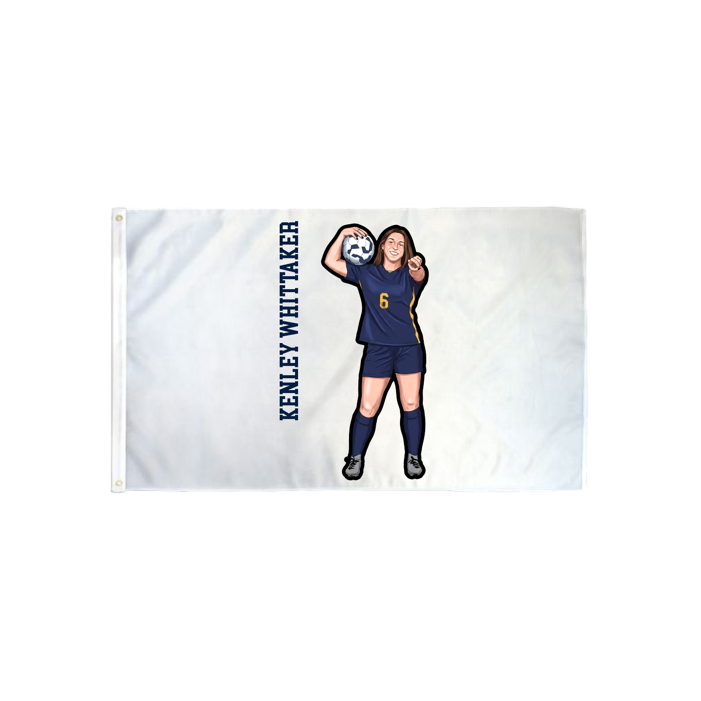 3x5 Flag — Name Vertical in Classic