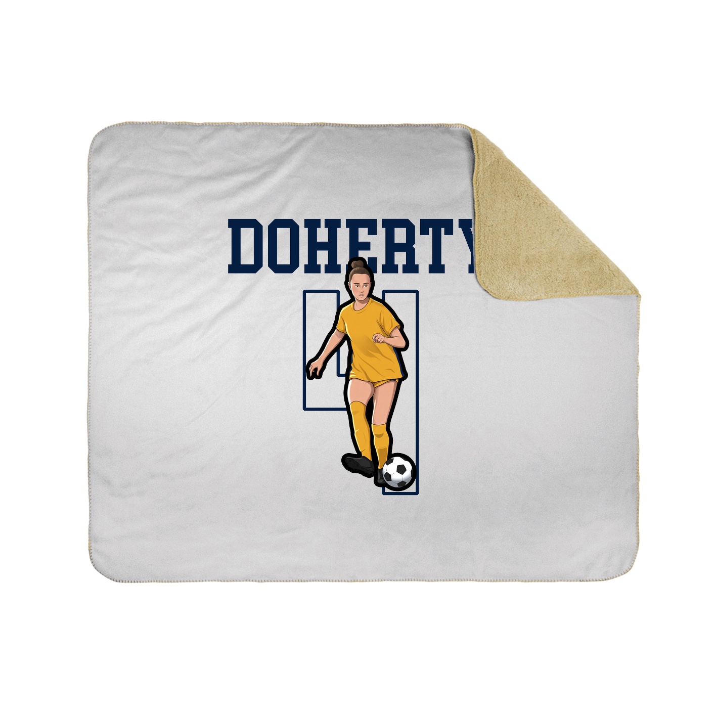 Throw Blanket — Shirsey in White