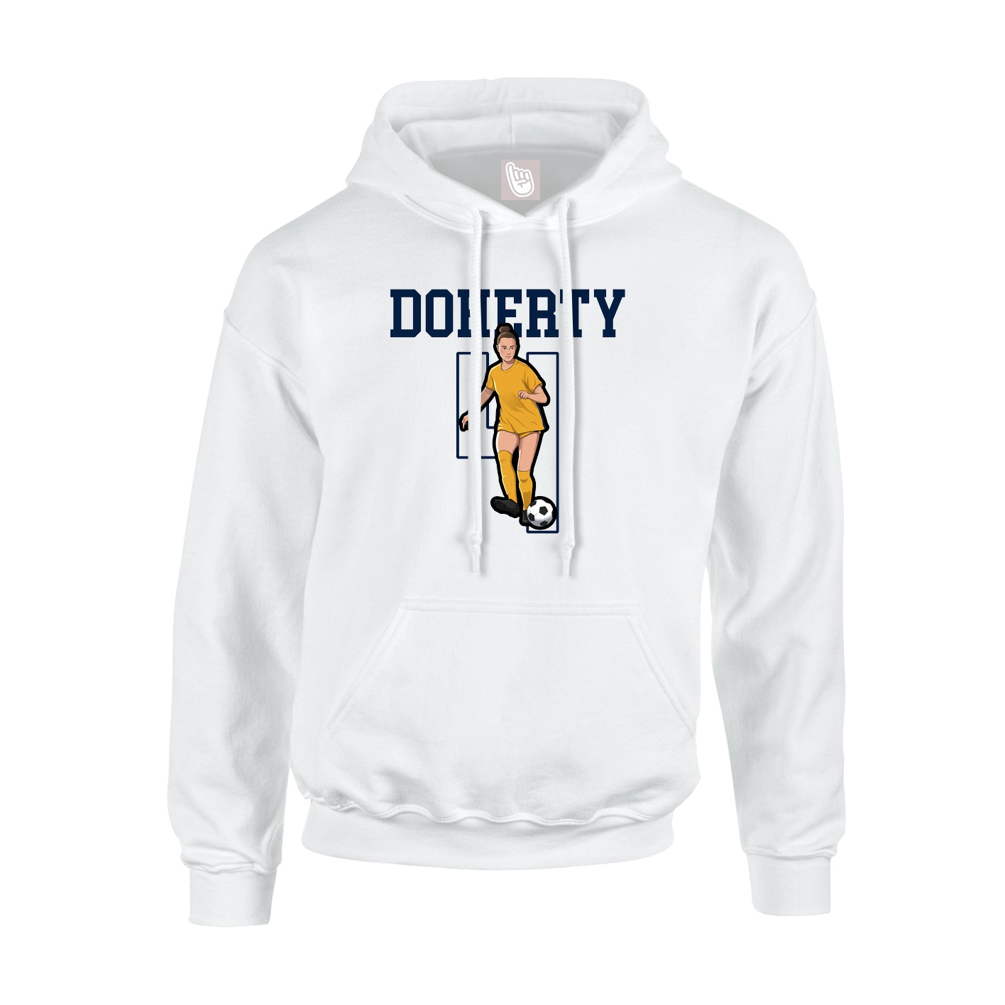 Hoodie — Shirsey in White