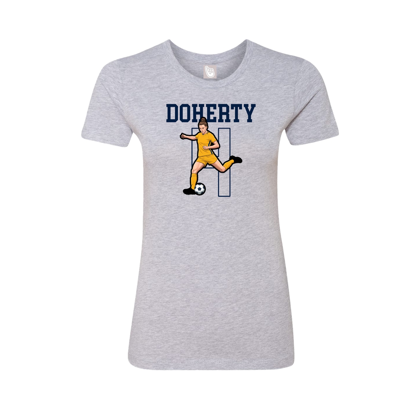 Fitted Women's Tee — Shirsey in Grey