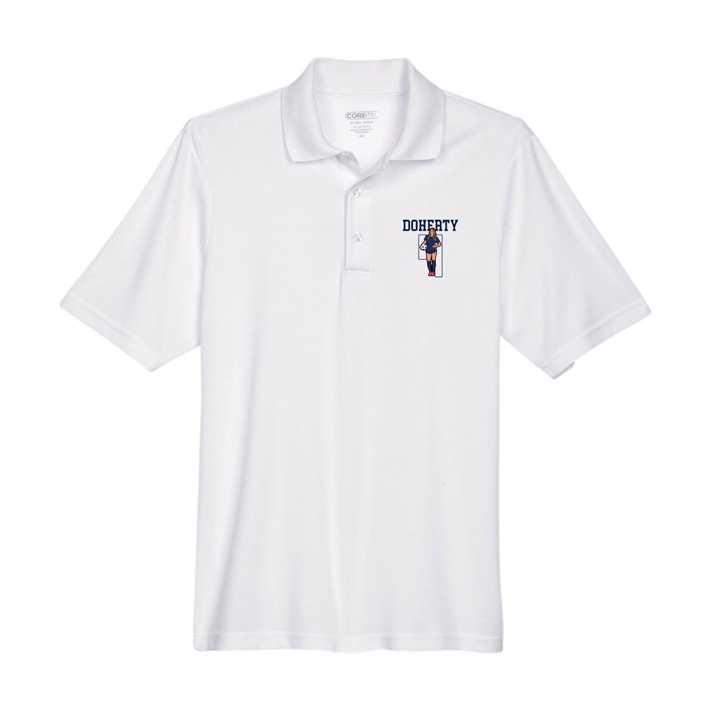 Performance Polo — Shirsey in White