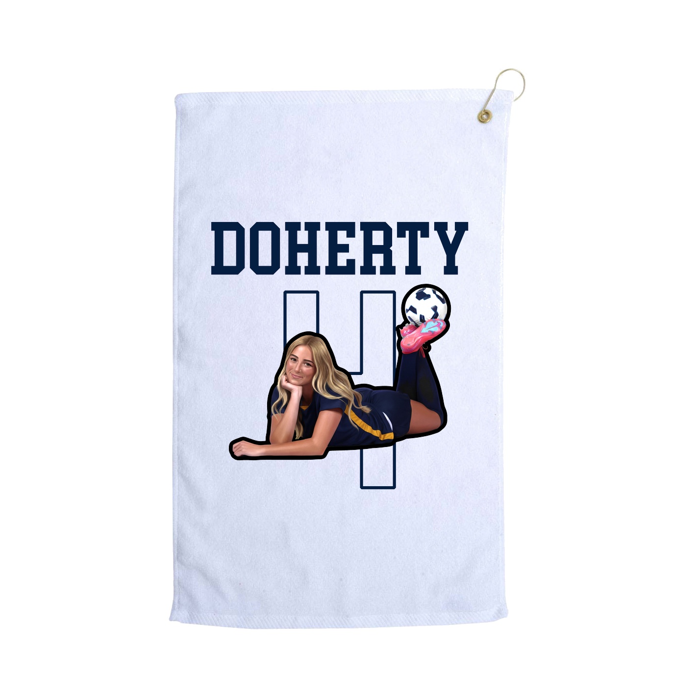 Golf Towel — Shirsey in White