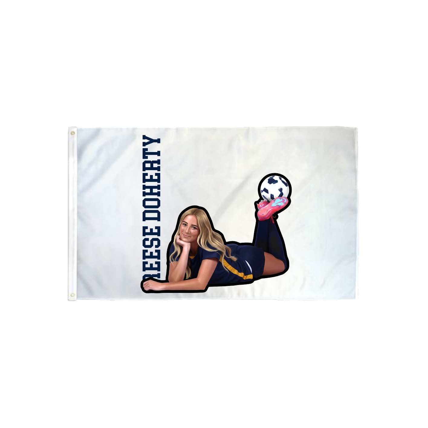3x5 Flag — Name Vertical in Classic