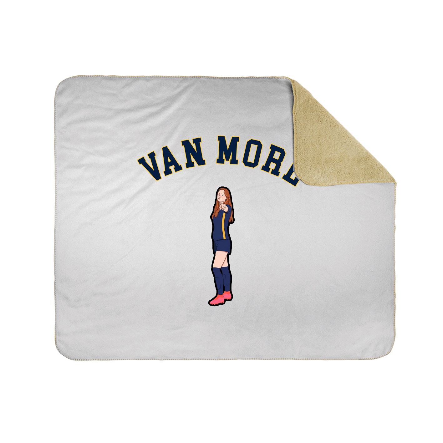 Throw Blanket — Shirsey Arch in White