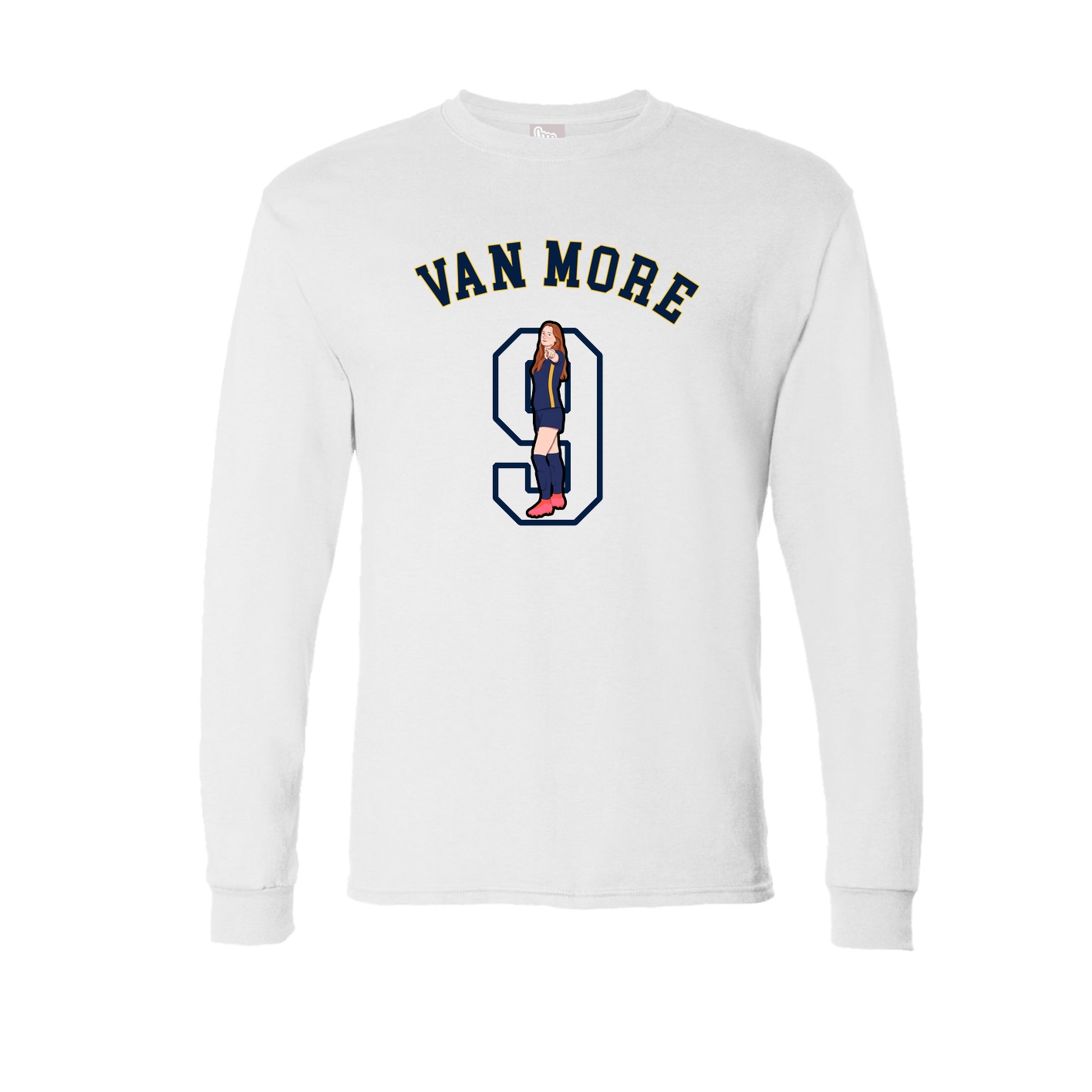 Long Sleeve Tee — Shirsey Arch in White