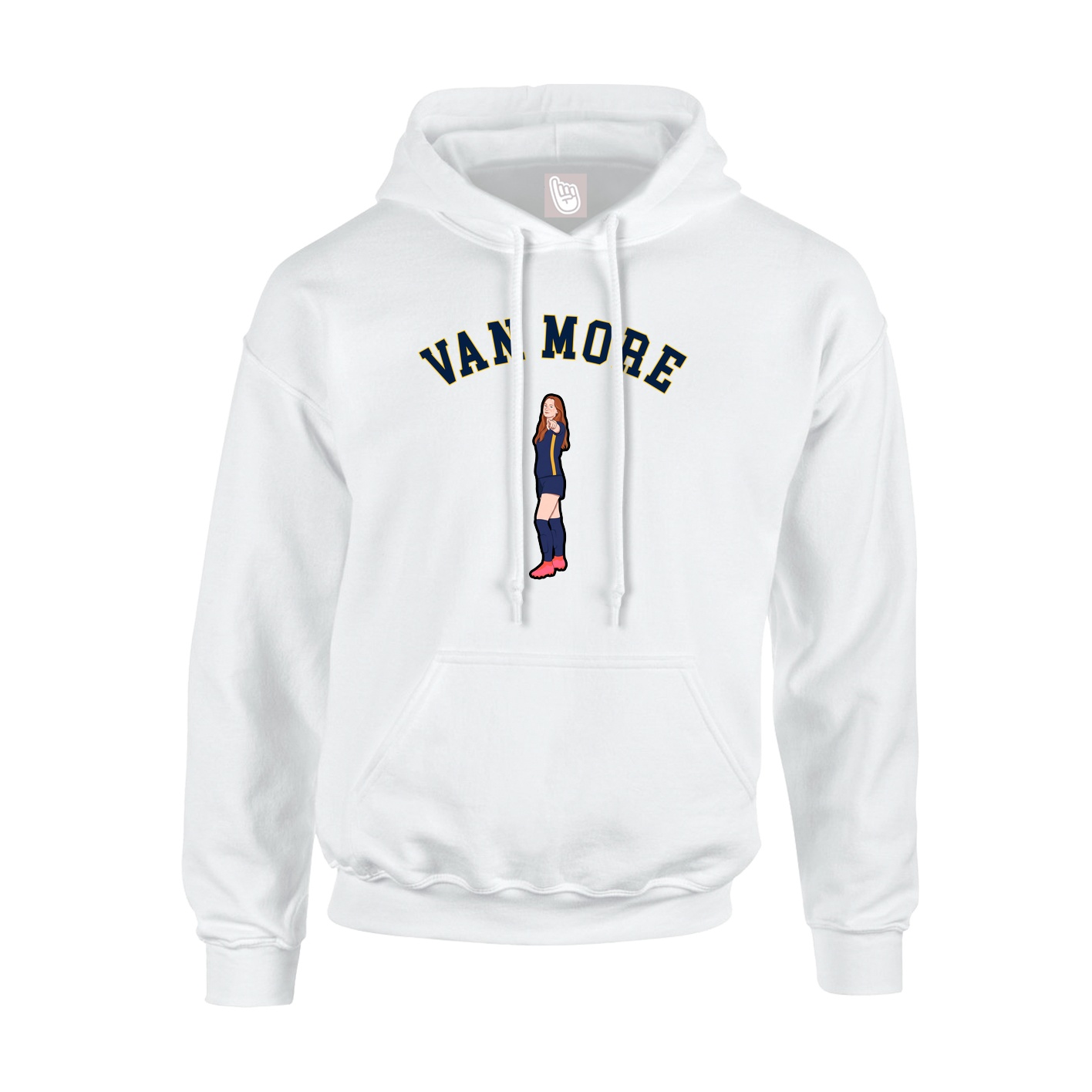Youth Hoodie — Shirsey Arch in White