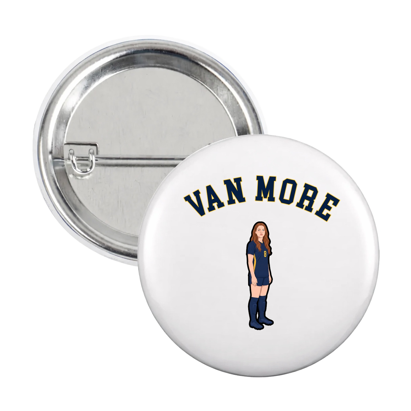 Game Day Button — Shirsey Arch in White