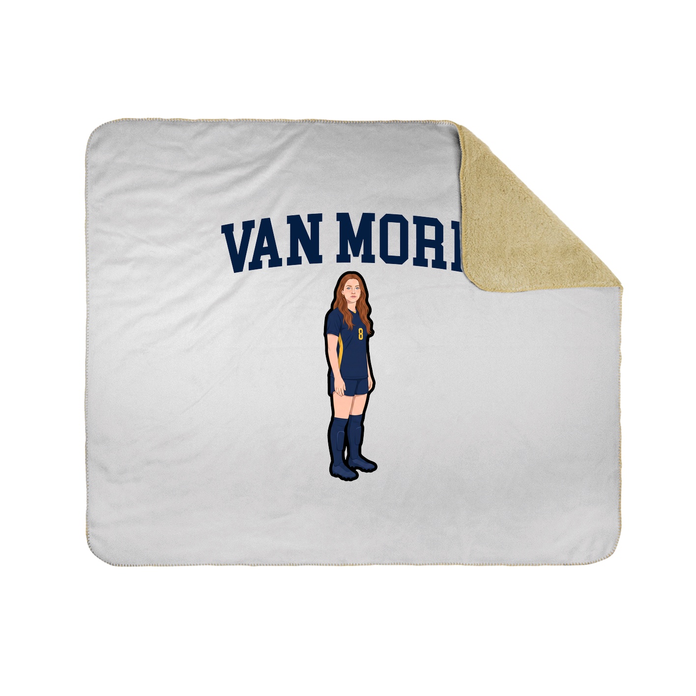 Throw Blanket — Shirsey in White