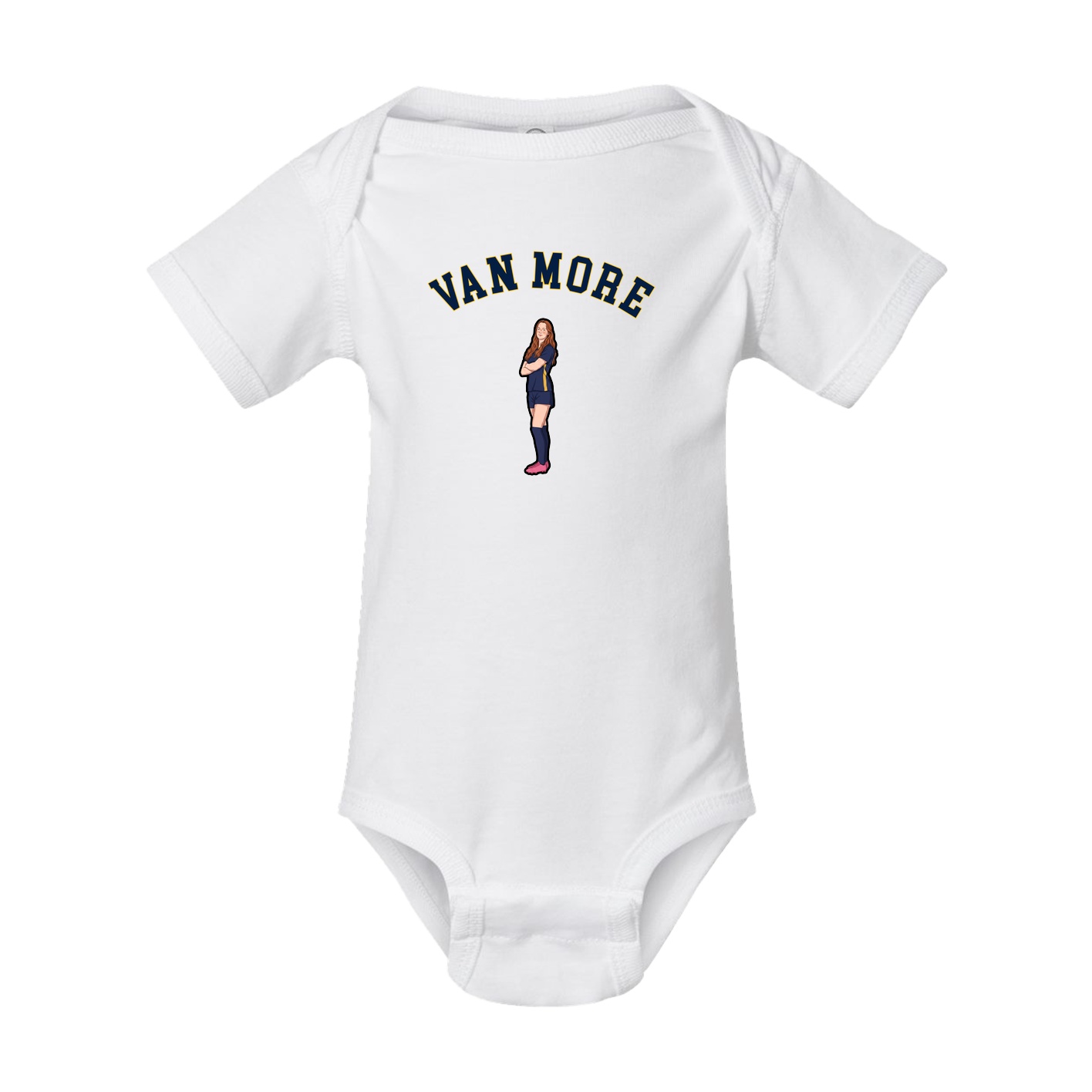 Baby Onesie — Shirsey Arch in White