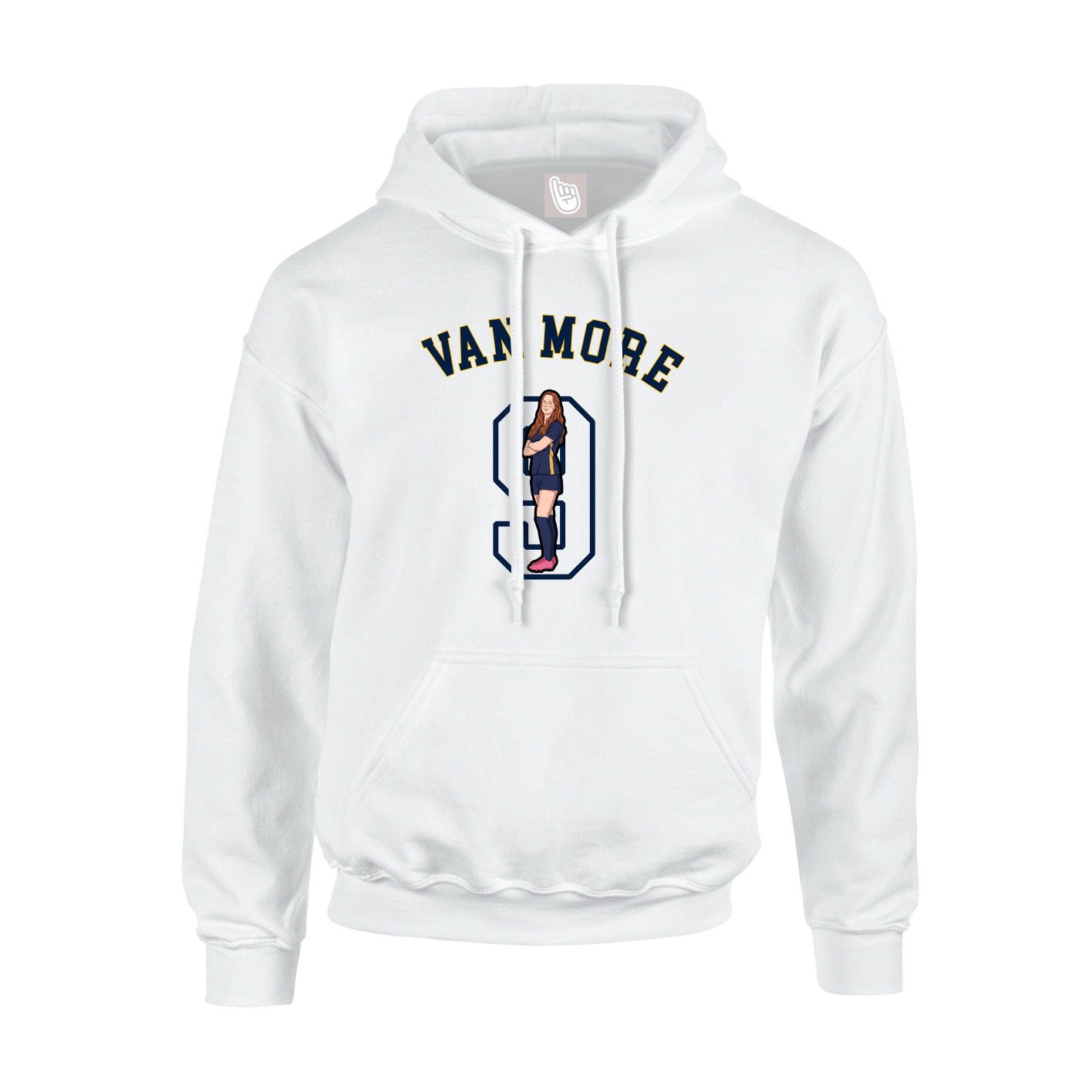 Hoodie — Shirsey Arch in White