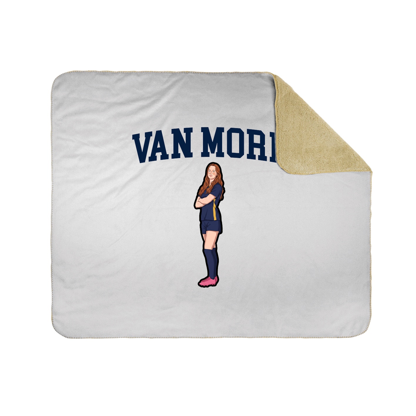 Throw Blanket — Shirsey in White