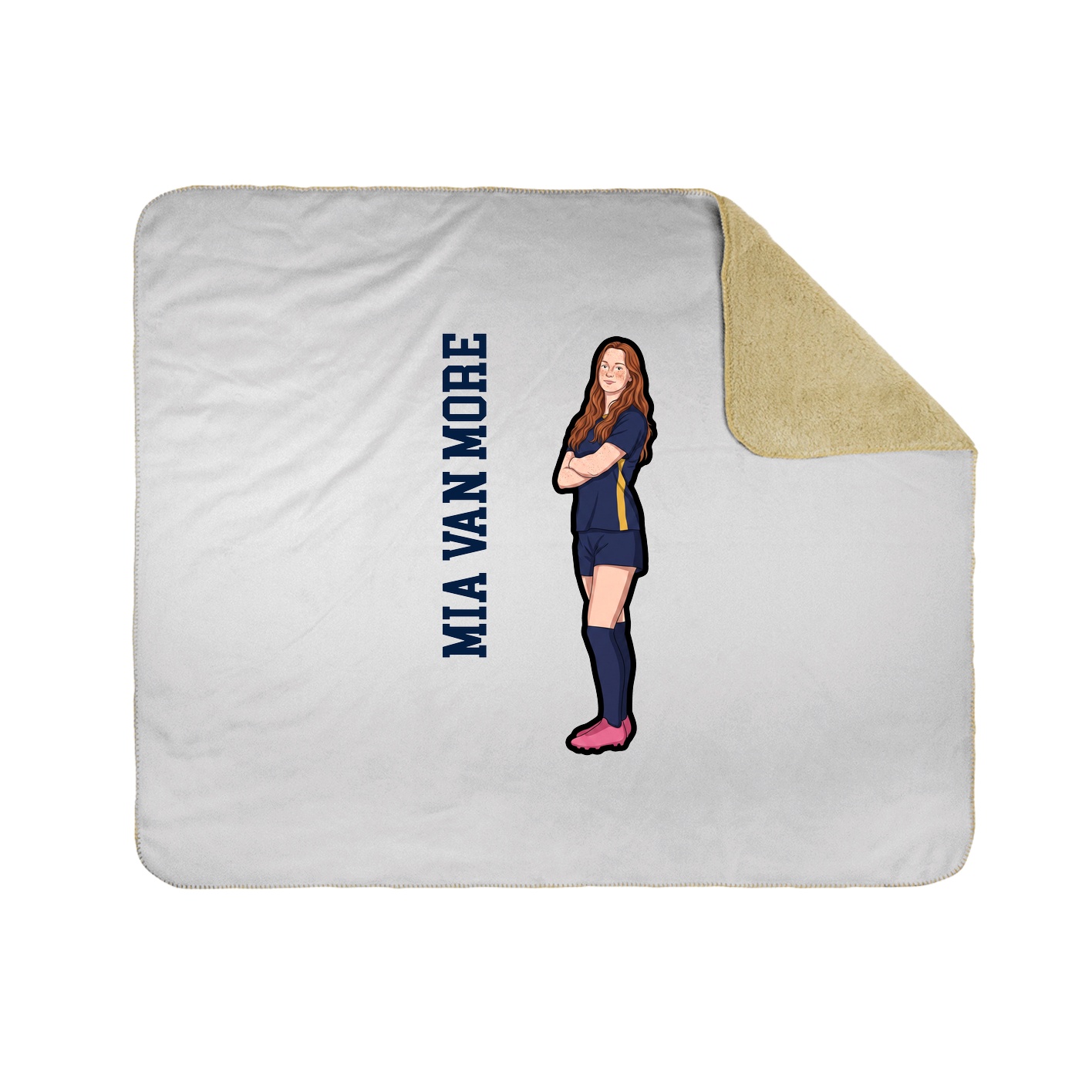 50x60 Sherpa Lined Throw Blanket