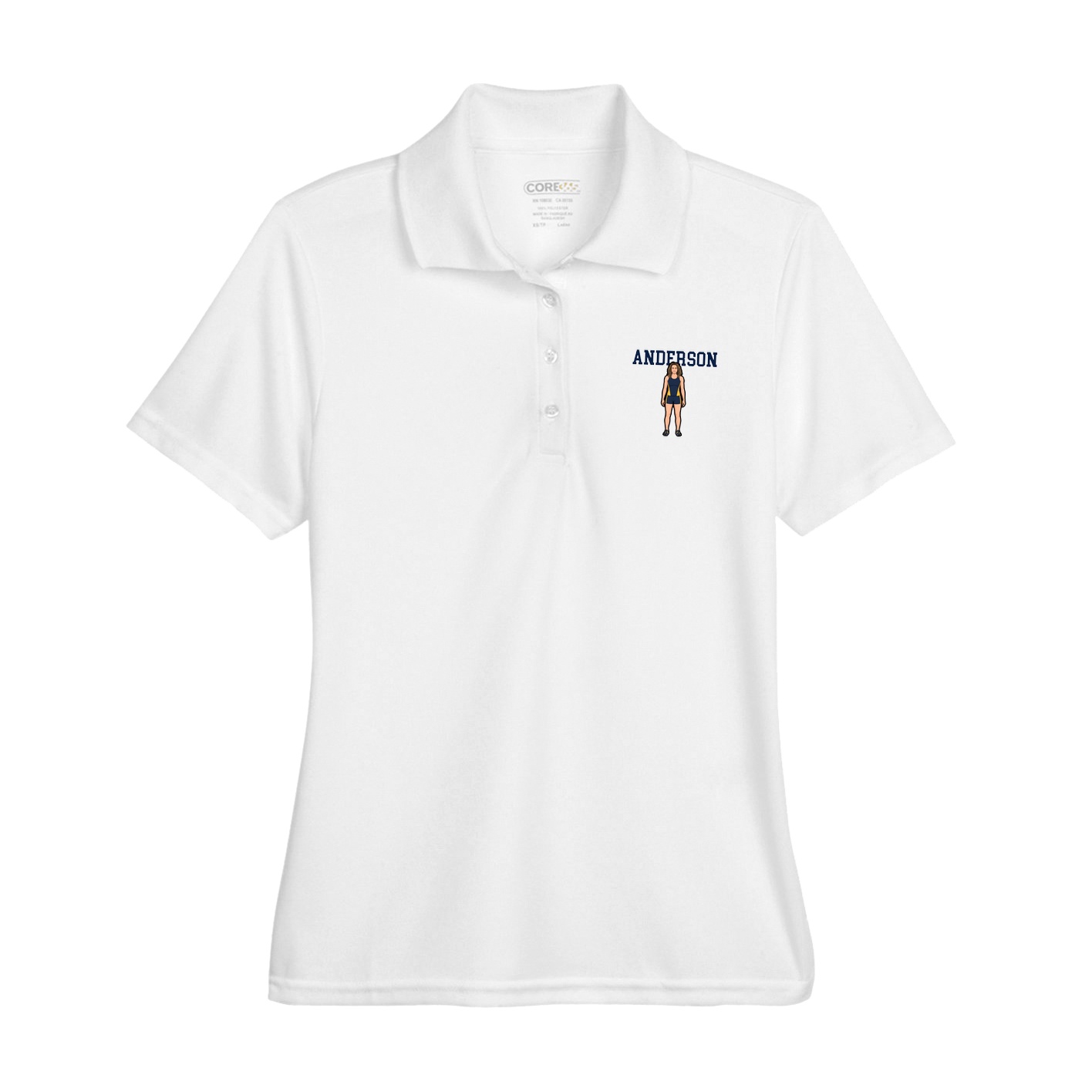 Womens Performance Polo — Shirsey in White