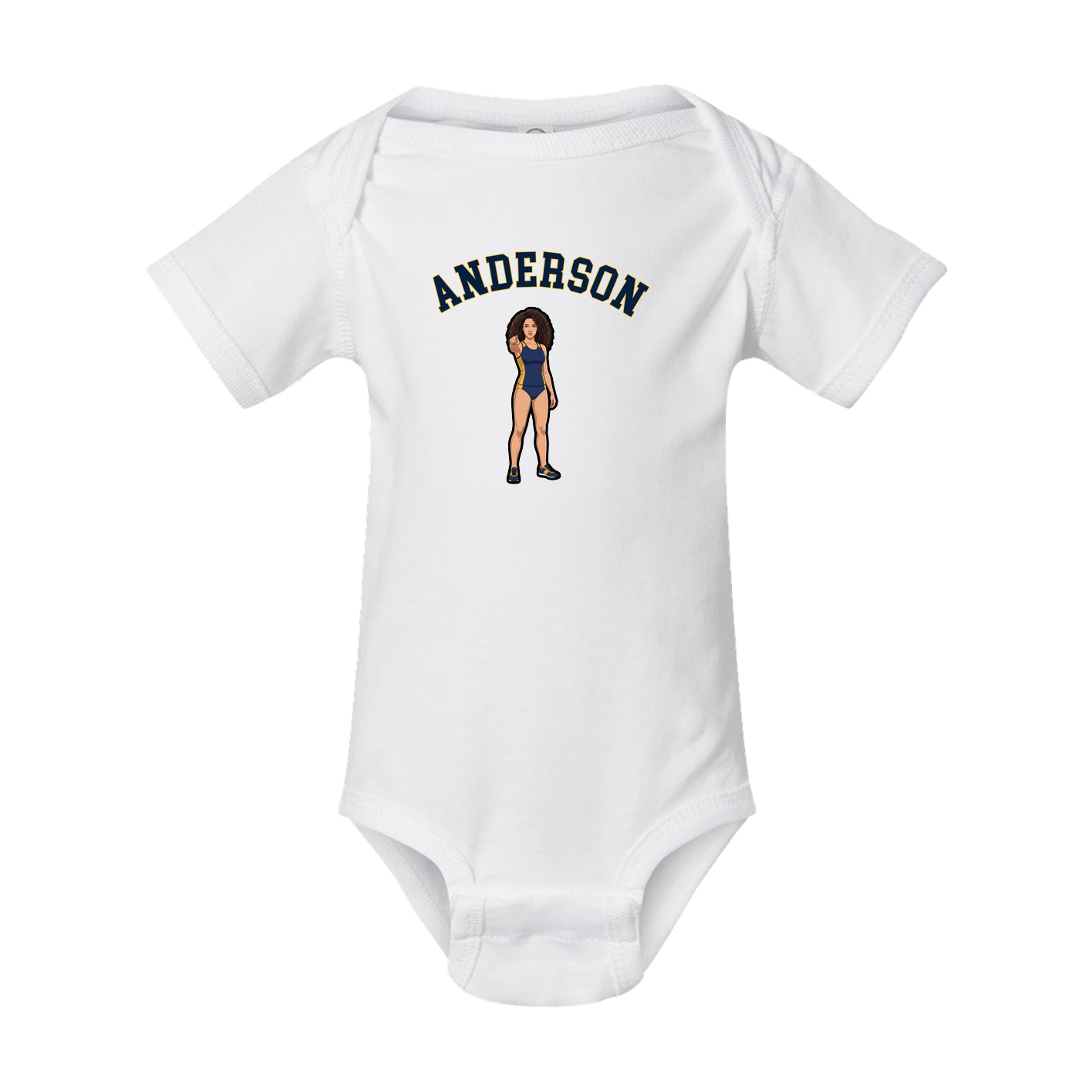 Baby Onesie — Shirsey Arch in White