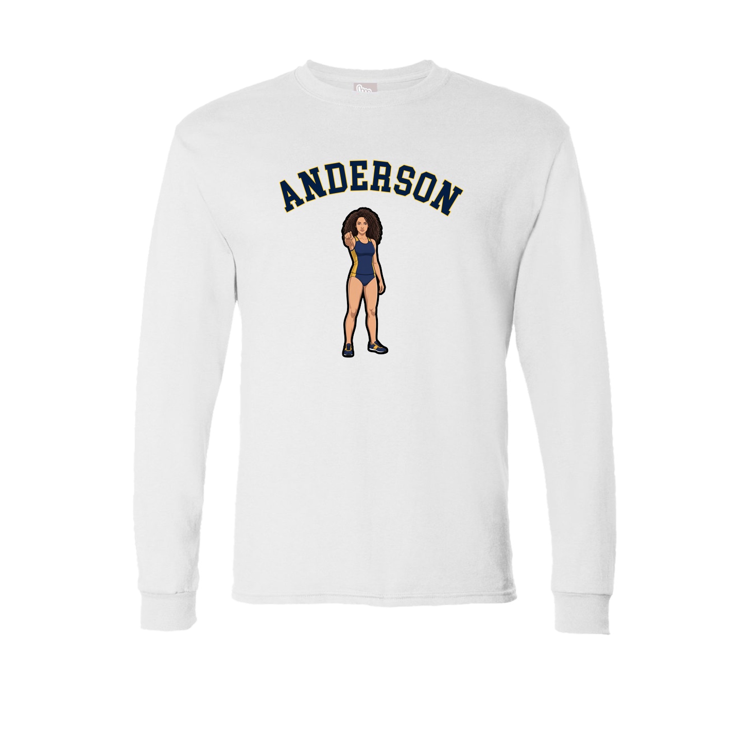 Long Sleeve Tee — Shirsey Arch in White