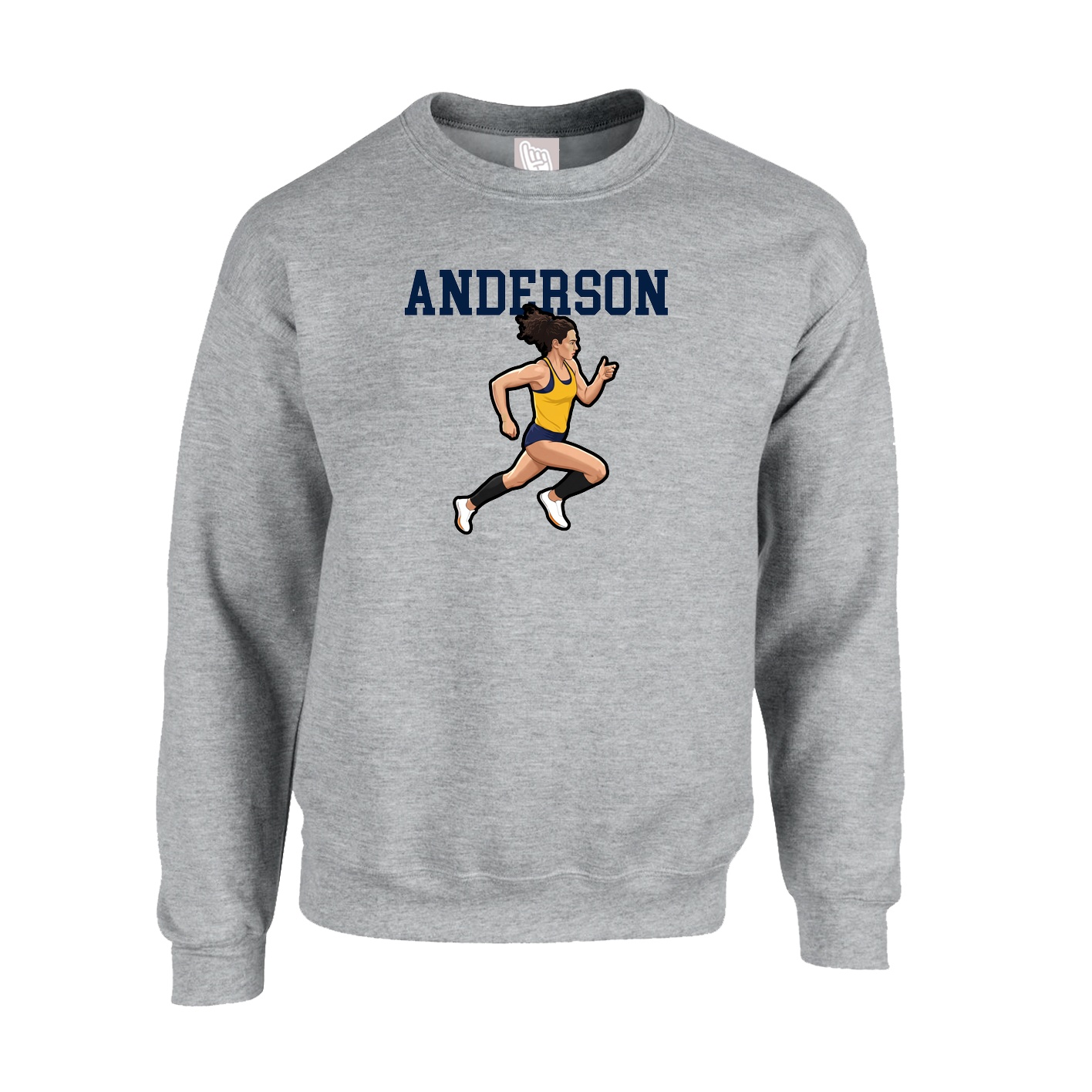 Fleece Crew — Shirsey in Grey