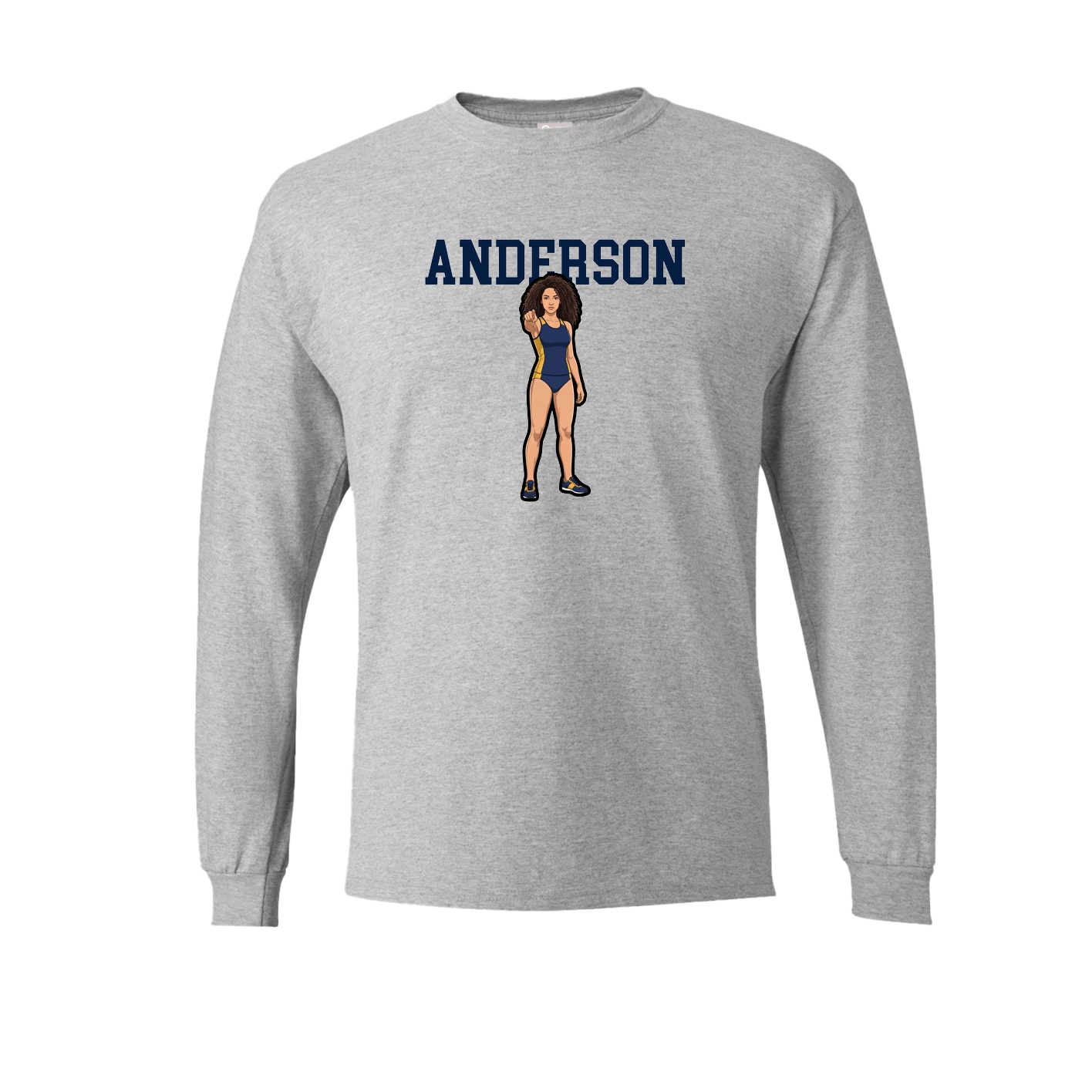 Long Sleeve Tee — Shirsey in Grey