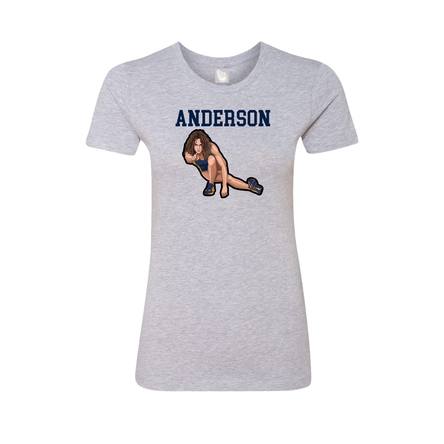 Fitted Women's Tee — Shirsey in Grey