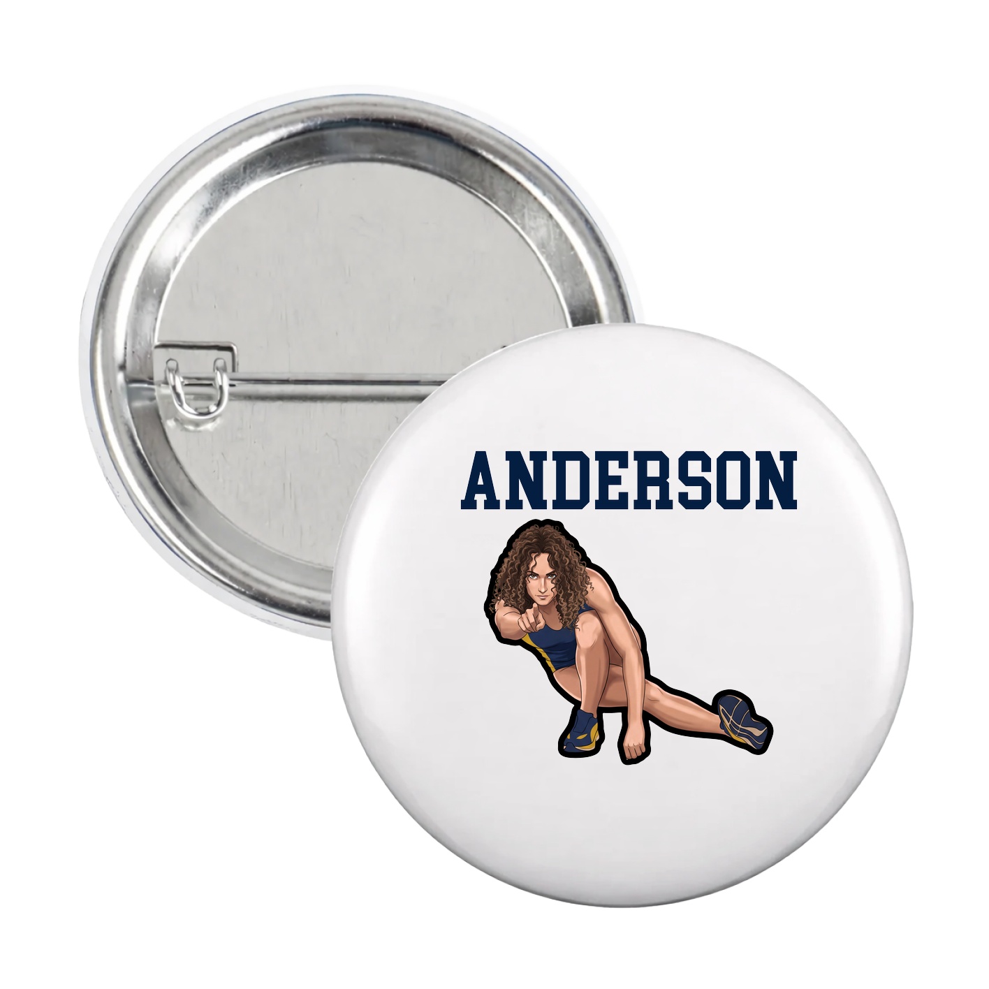 Game Day Button — Shirsey in White