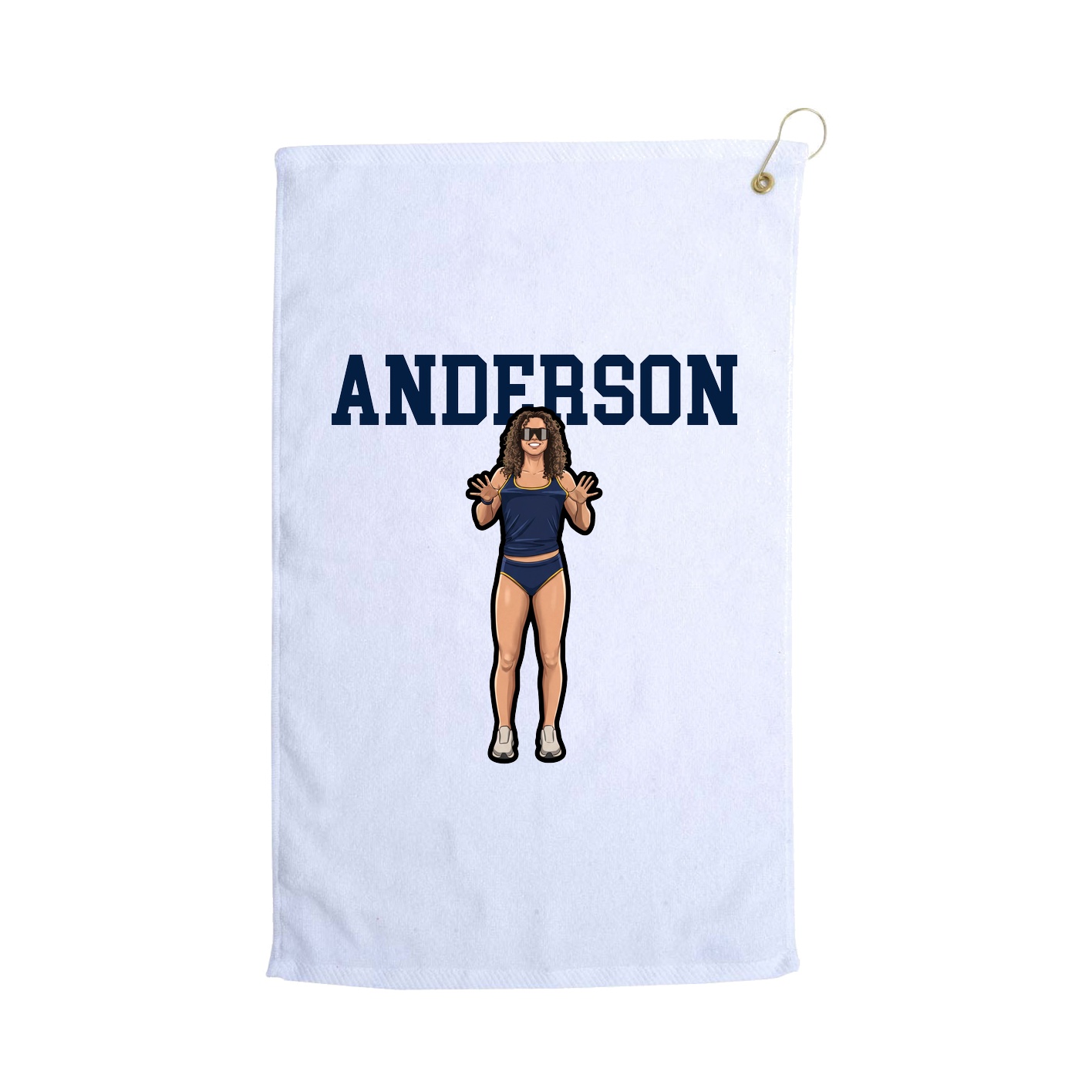 Golf Towel — Shirsey in White