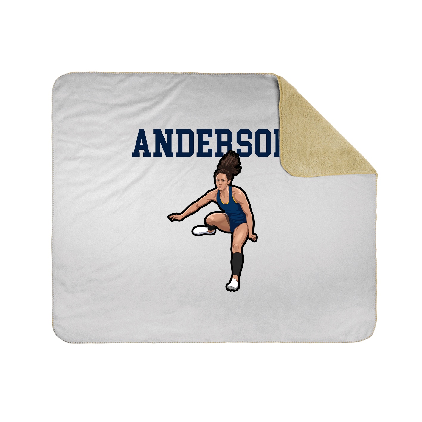 Throw Blanket — Shirsey in White