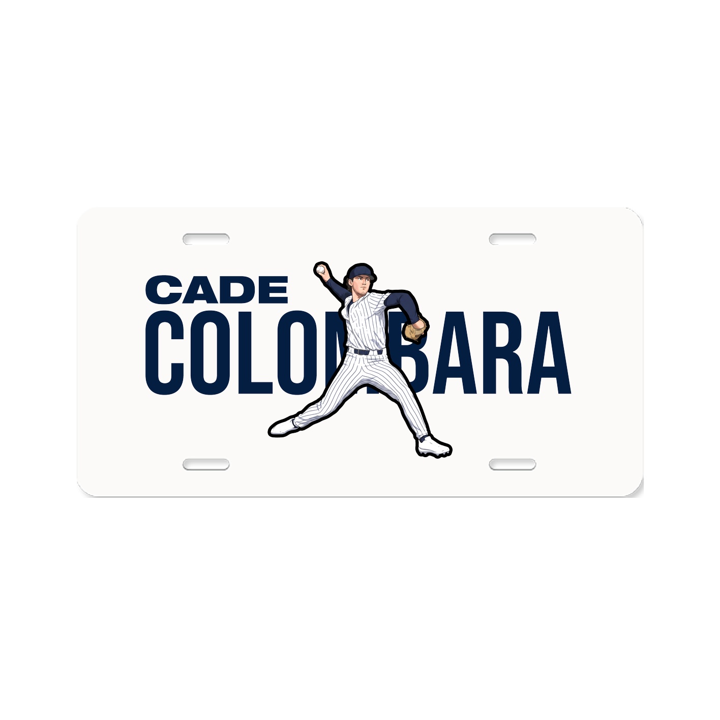 License Plate — Player Name in Classic