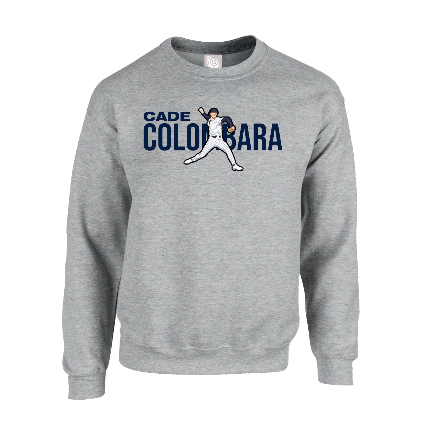 Fleece Crew — Player Name in Grey