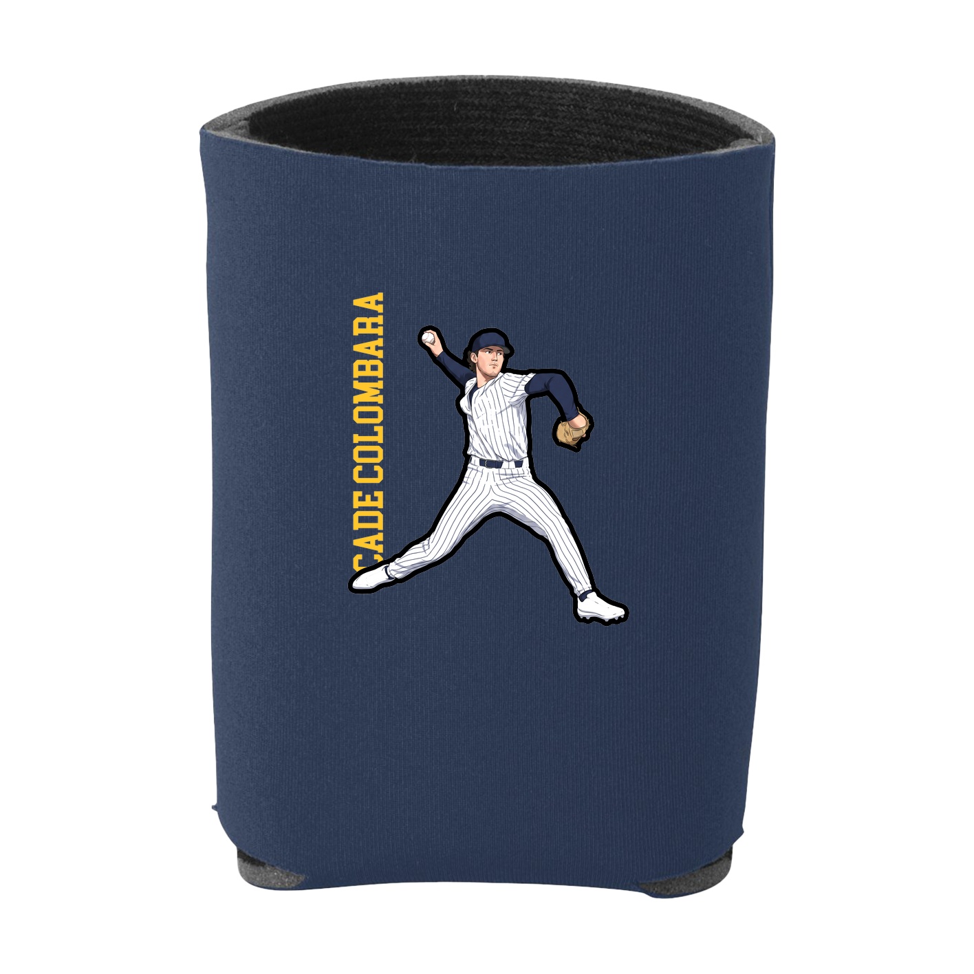 Can Holder — Name Vertical in Navy