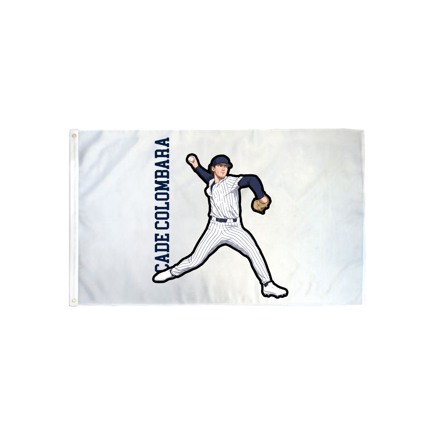 3x5 Flag — Name Vertical in Classic