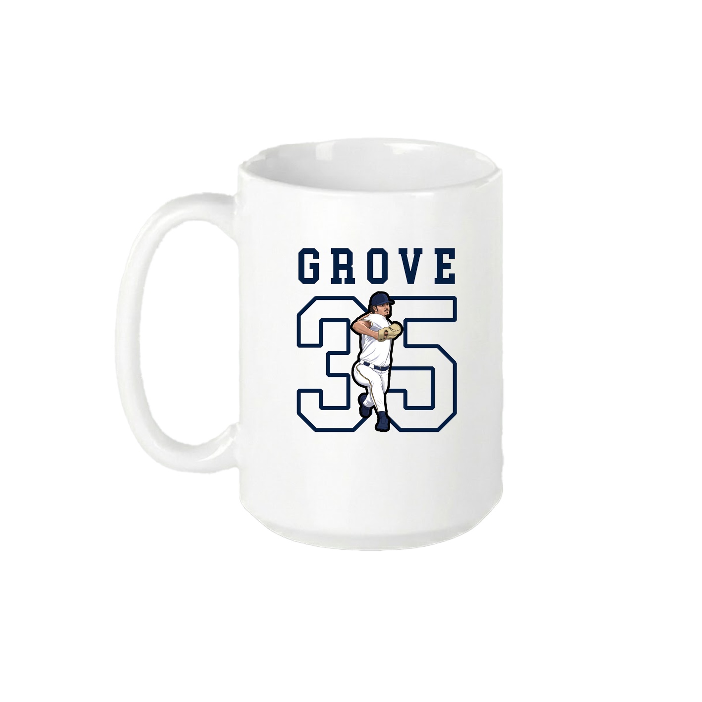 15oz Coffee Mug — Shirsey in White