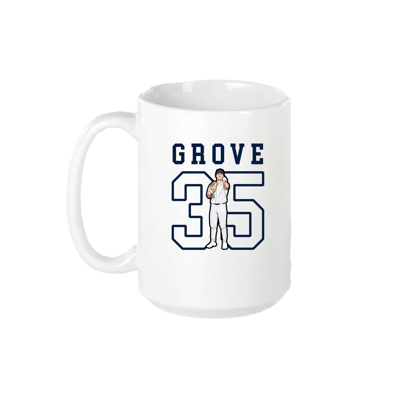 15oz Coffee Mug — Shirsey in White